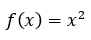 Example function y equals x squared, used as a simple illustration of a function before introducing its inverse.
