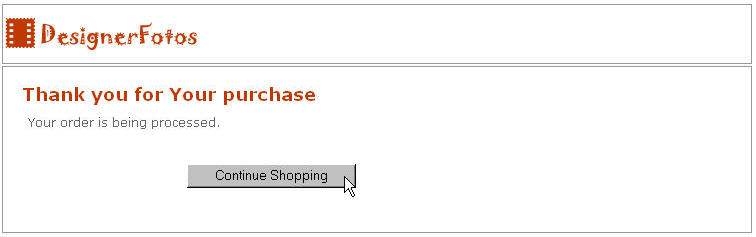 Screenshot of a merchant's thank-you page rendered after the buyer is redirected back from PayPal, illustrating the final step of the Website Payments Standard sequence.