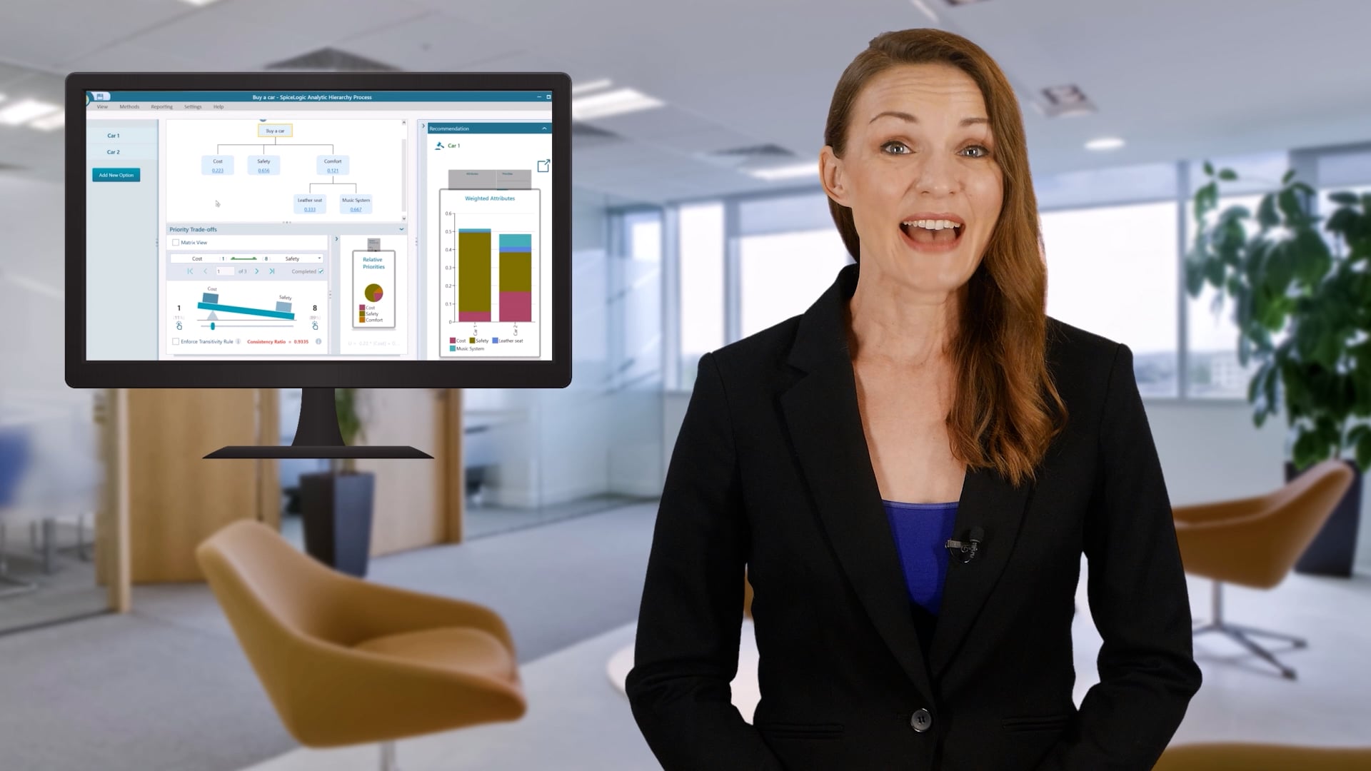 Analytic Hierarchy Process Software video demonstration